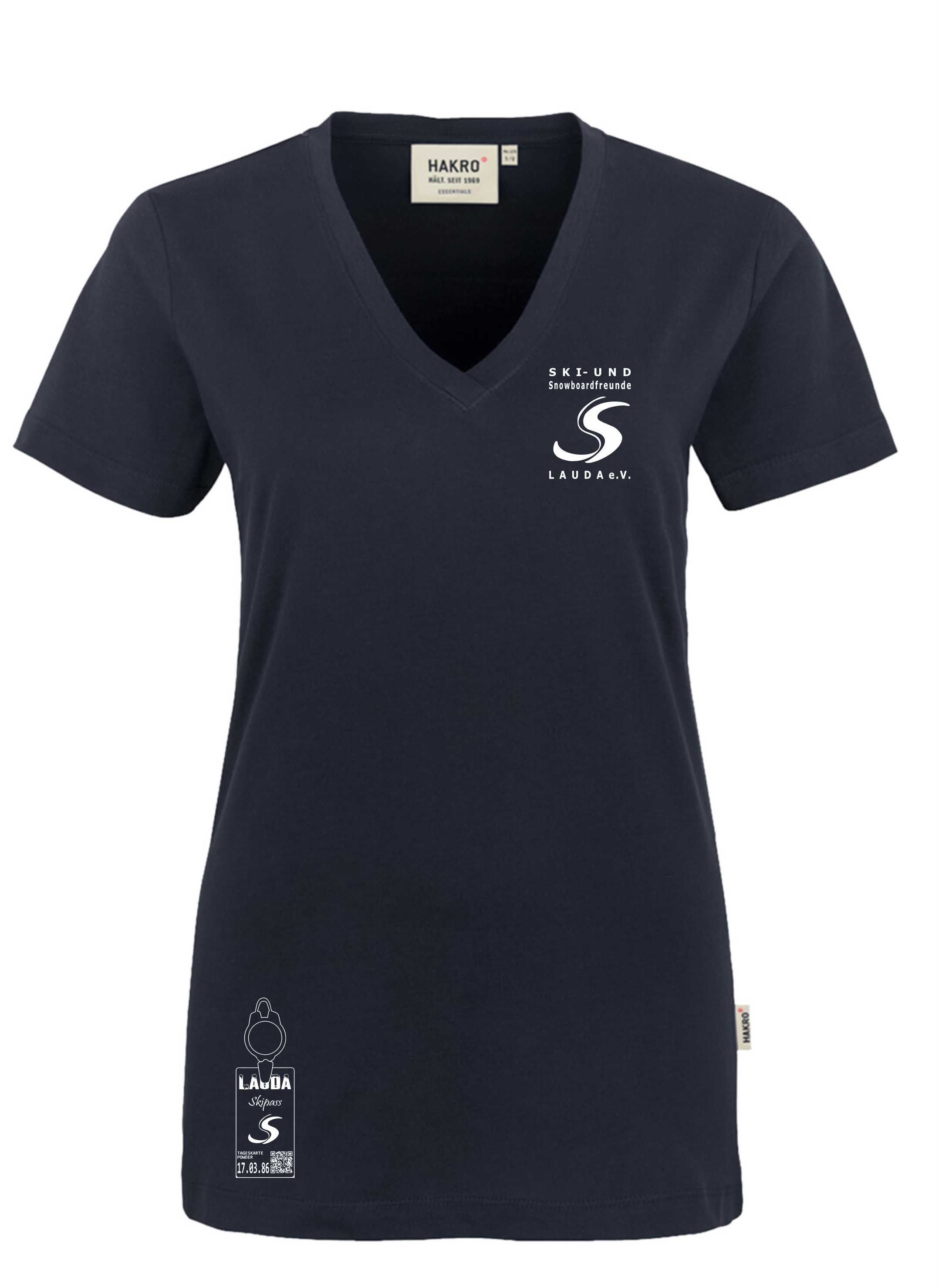 HAKRO Damen V-Shirt Classic (verschiedene Farben)