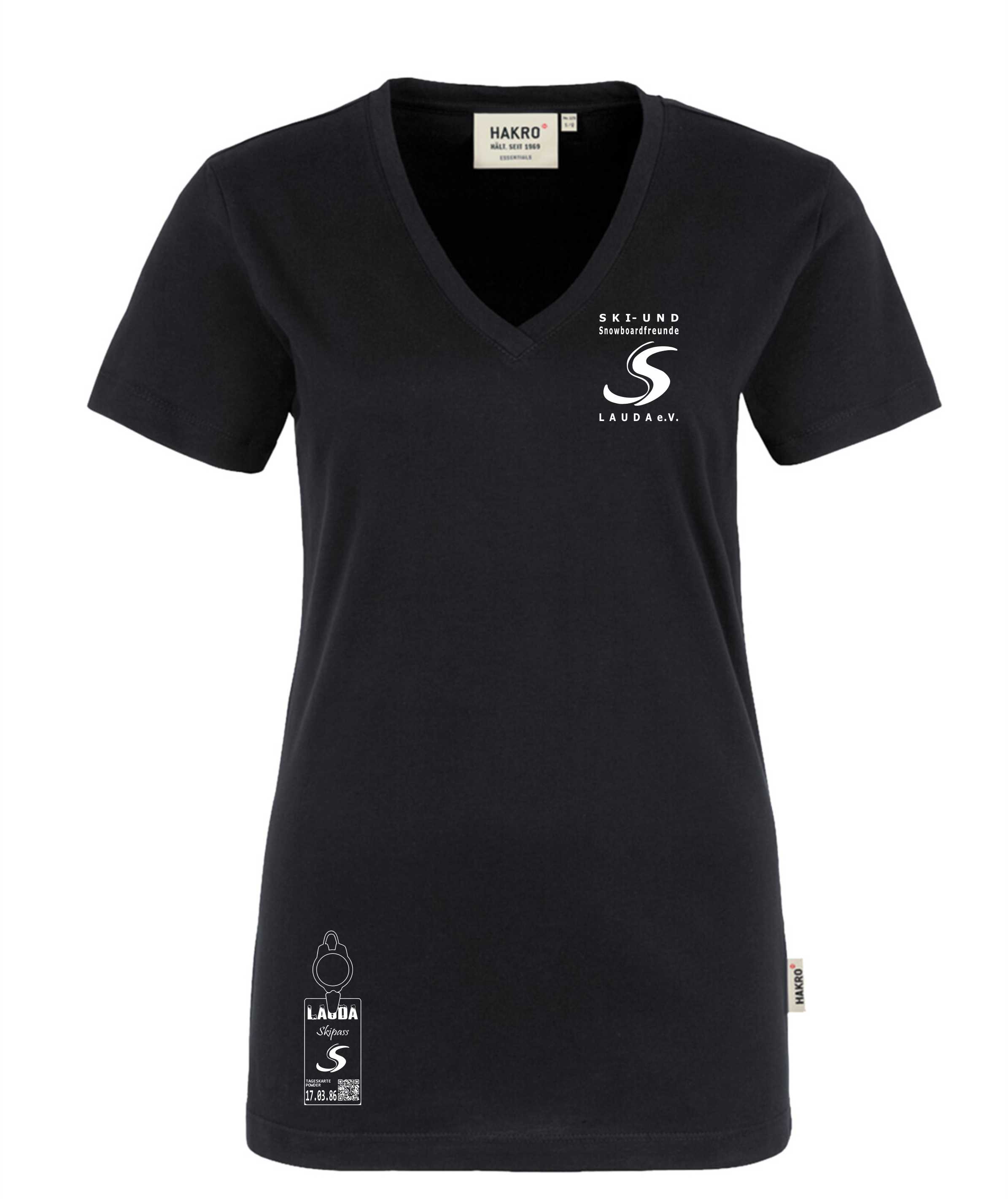 HAKRO Damen V-Shirt Classic (verschiedene Farben)