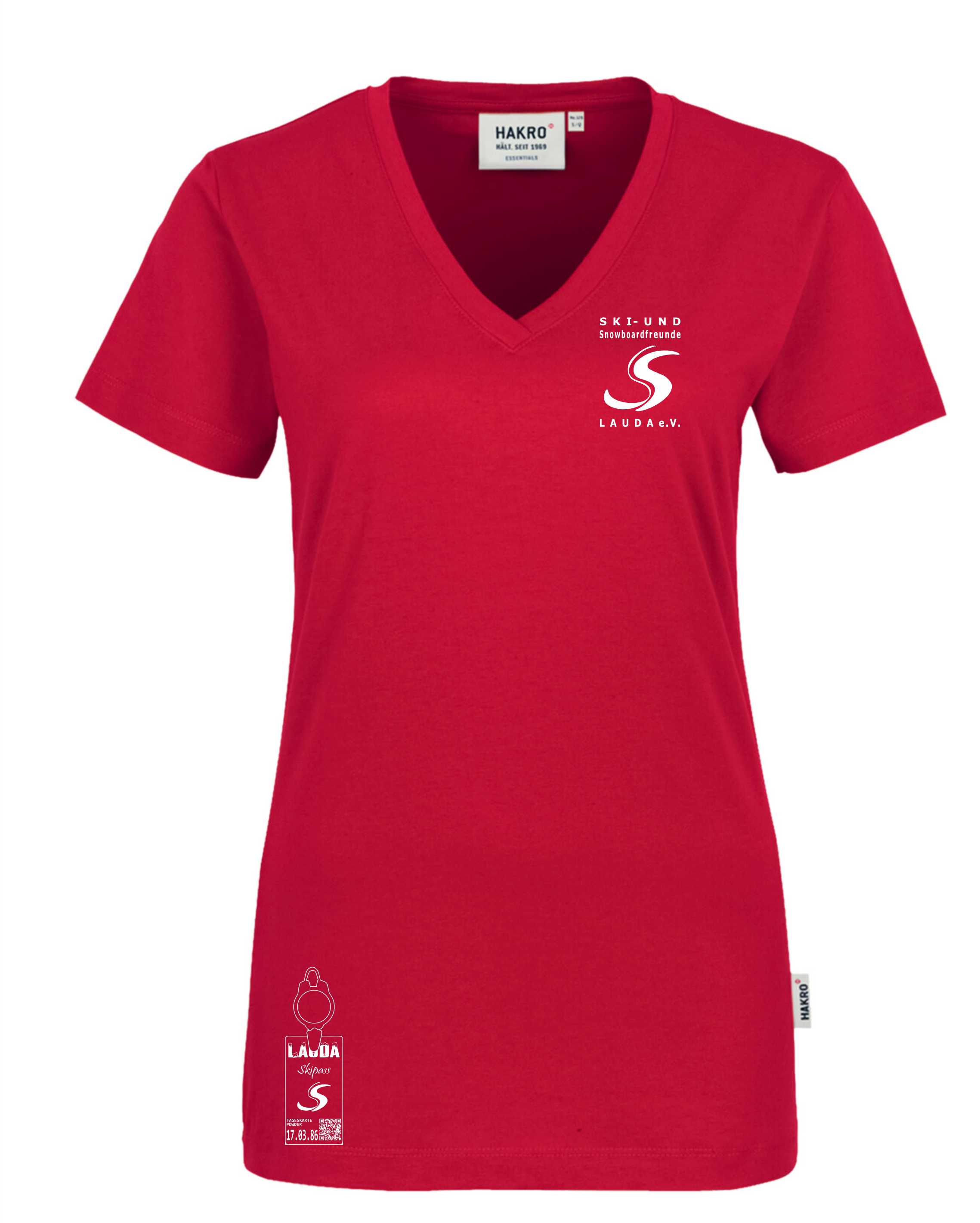 HAKRO Damen V-Shirt Classic (verschiedene Farben)