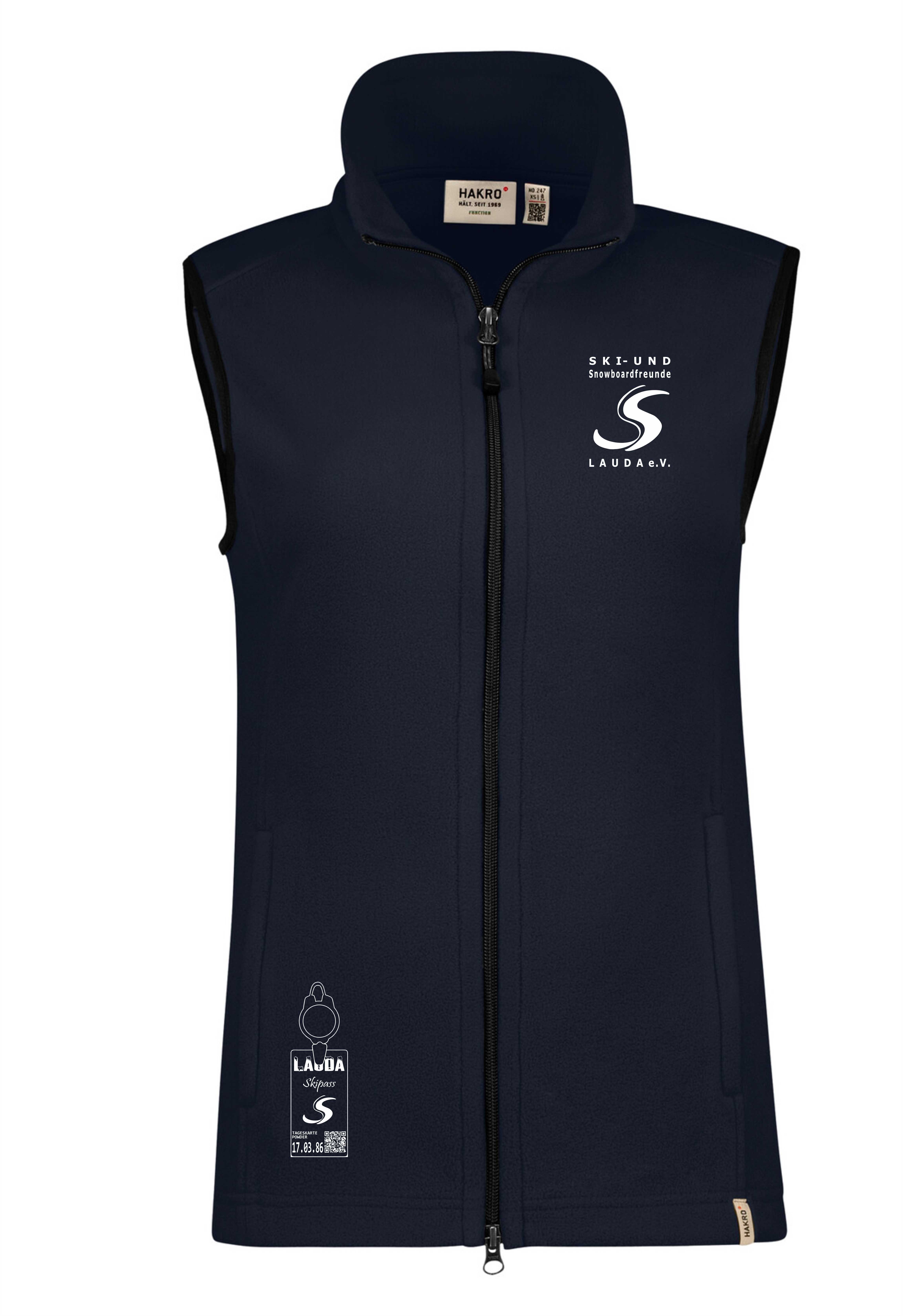 HAKRO Damen Fleeceweste (verschiedene Farben)