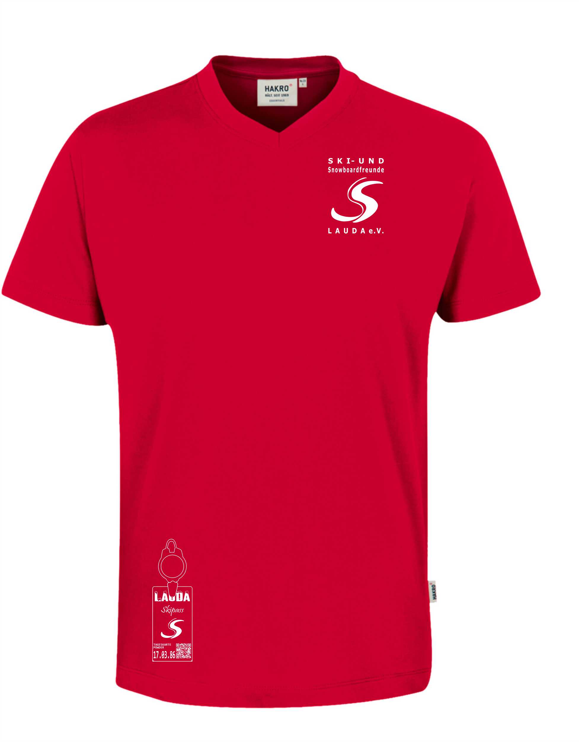 HAKRO V-Shirt Classic (verschiedene Farben)